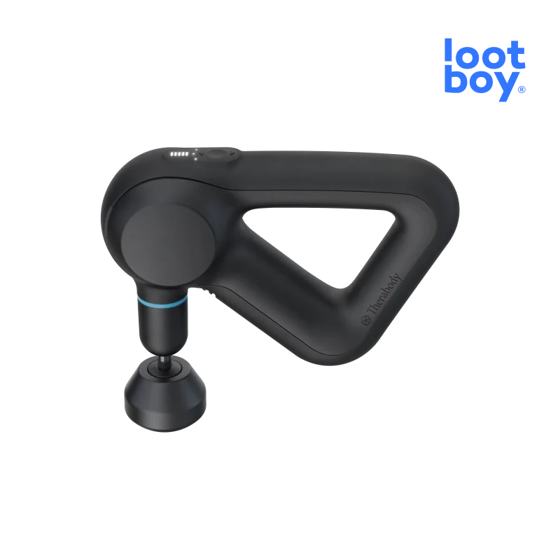 Theragun Prime Quiet Percussion Massage Gun, Bluetooth Connectivity and USB-C Charging, 5th Gen, Black