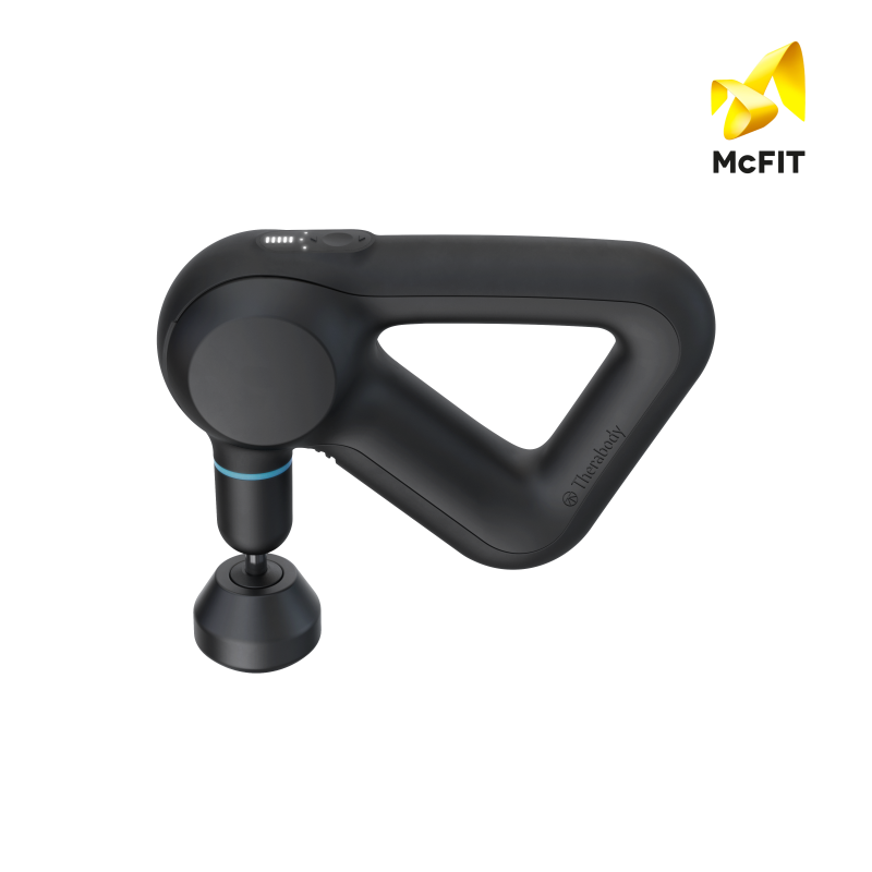 Theragun Prime Quiet Percussion Massage Gun, Bluetooth Connectivity and USB-C Charging, 5th Gen, Black